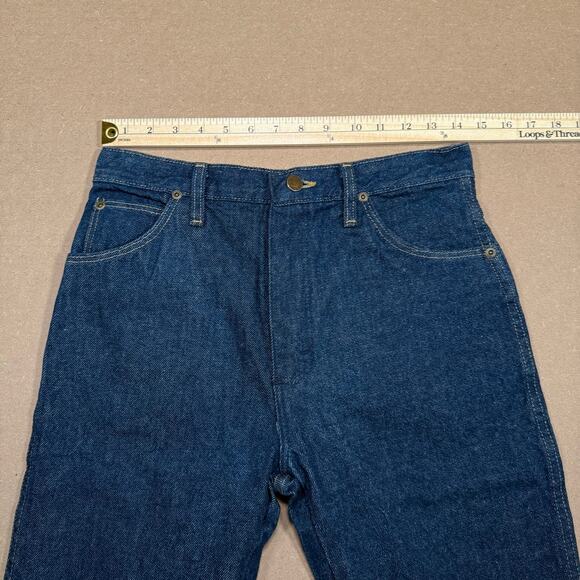 Vintage Rustler Legendary Gold Jeans 30x32 USA Boot Zipper Cowboy Denim 80s 90s - Picture 8 of 9